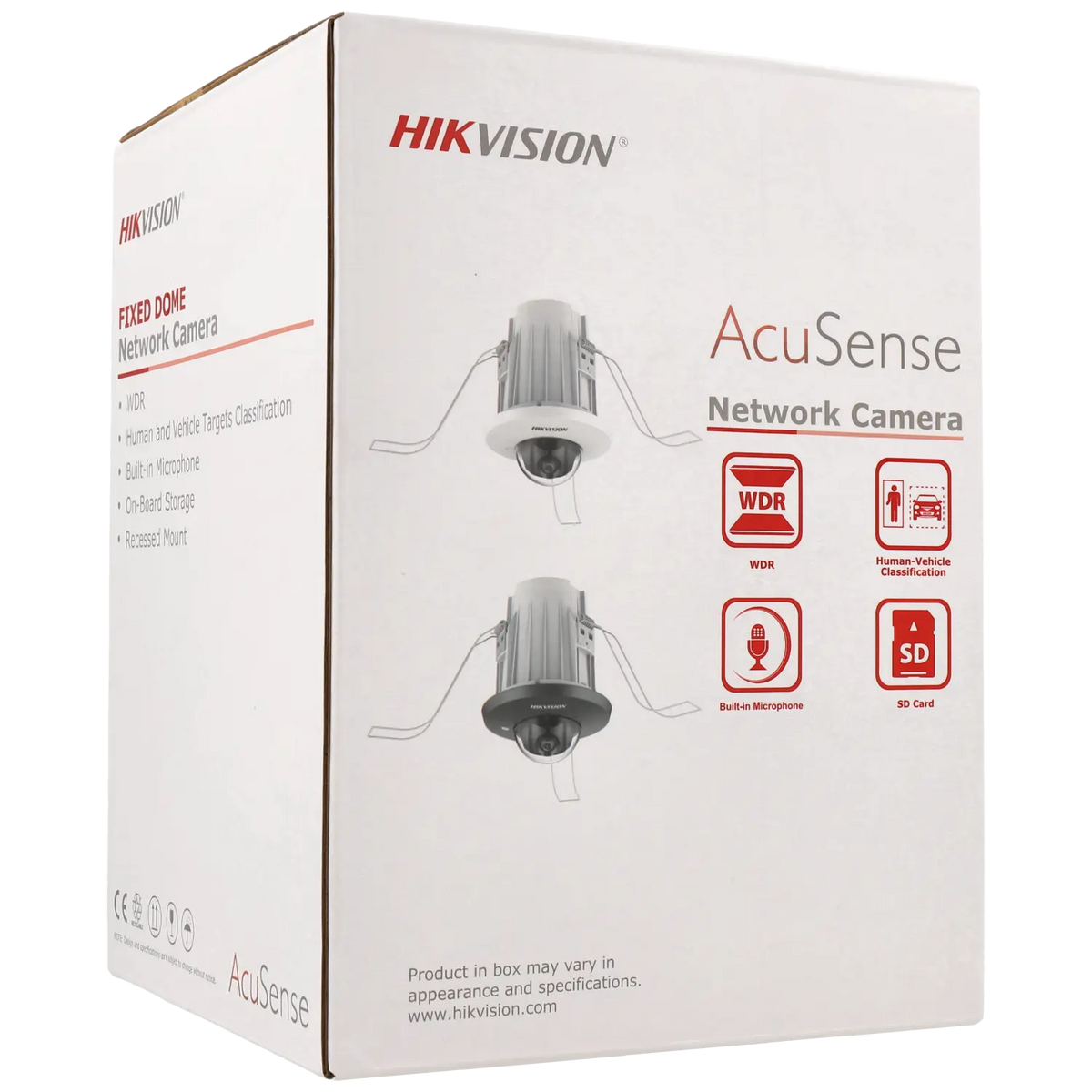 FENIVA | Hikvision - Telecamera minidome IP da 4 Mpx con ottica fissa - Angolo di visione: 103º, Materiale: Plastica