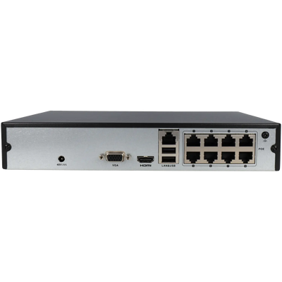 FENIVA | Hikvision - Videoregistratore IP a 8 canali, risoluzione massima 4 Mpx, 8 porte PoE