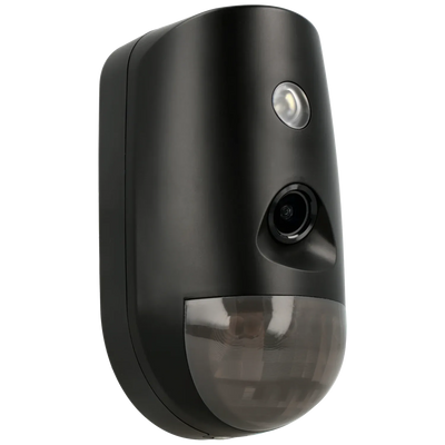 FENIVA | Hikvision - Rivelatore volumetrico wireless - Distanza di rilevamento: 12 m, Colore: Nero, Angolo di visione: 88.4° orizzontale / 54° verticale