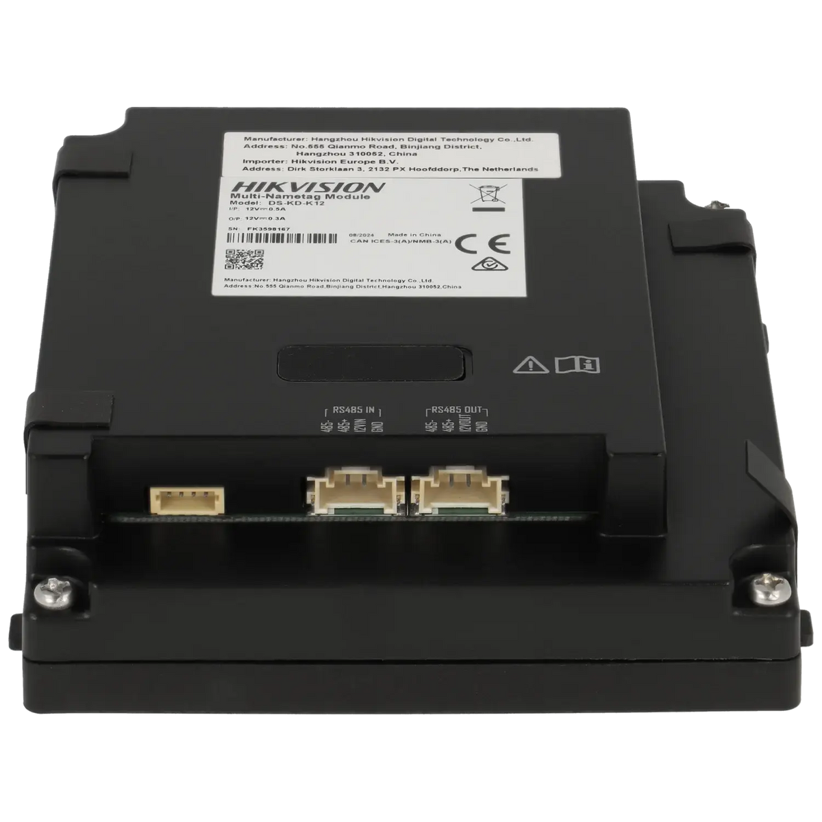 FENIVA | Hikvision - Postazione esterna modulare per videocitofono IP con 12 pulsanti - Materiale: Acciaio