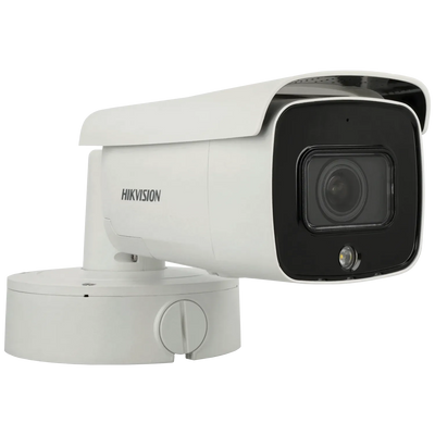 FENIVA | Hikvision - Telecamera bullet IP da 8 Mpx con ottica varifocale motorizzata (zoom) - Illuminazione minima: 0.003Lux, Colore: Bianco