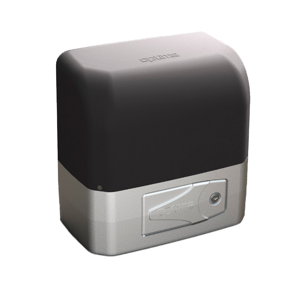 Automazione per porte scorrevoli - Fino a 600 kg - Azionamento automatico - Funzionamento con telecomando - Fabbricato in lega di alluminio - Include cerniere